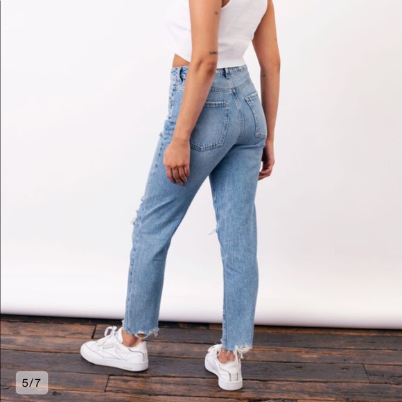 Garage Denim Mom Jeans Size 05 Long - Picture 6 of 7